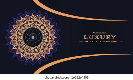 Luxury Mandala Golden Background Vector
