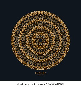 Luxury Mandala Golden Background. Luxury White Background. Luxury Floral Background