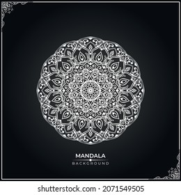 Luxury mandala with golden pattern arabic background with golden pattern arabic 
