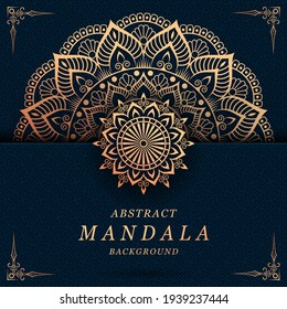 luxury mandala with gorgeous arabesque pattern style background for poster, print, cover, card, brochure, banner