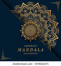 Luxury Mandala With Gorgeous Arabesque Pattern Style Background For Card, Cover, Flyer, Banner, Brochure, Print, Poster