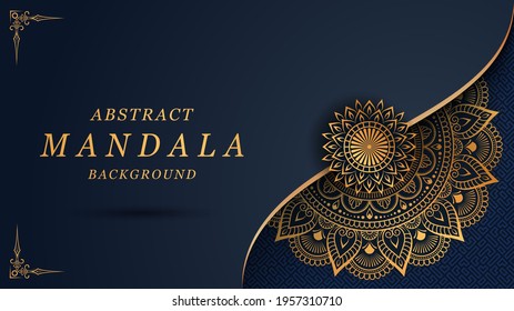 Luxury mandala with gorgeous arabesque pattern style background for card, print, cover, poster, banner, brochure and your desired ideas