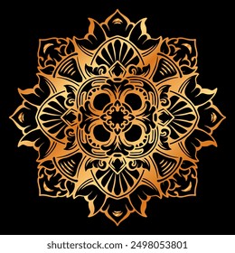 Luxus Mandala Illustration Premium Vektor Design