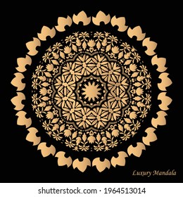 Luxury mandala illustration for print, poster, cover, brochure, flyer, banner, floor print, wall print etc.