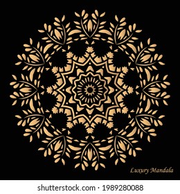 Luxury mandala illustration for print, poster, cover, brochure, flyer, banner, floor print, wall print, etc.