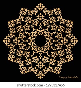 Luxury mandala illustration for print, poster, cover, brochure, flyer, banner, floor print, wall print etc.