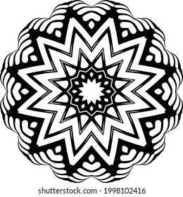 Luxury mandala illustration for print, poster, cover, brochure, flyer, banner, floor print, wall print etc.