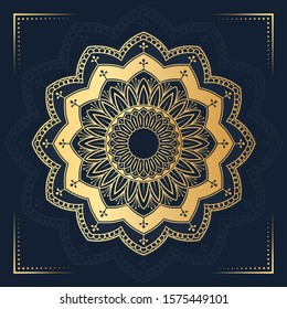 luxury mandala with Islamic arabesque background