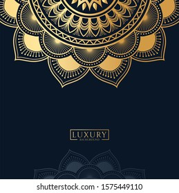 luxury mandala with Islamic arabesque background