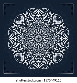 luxury mandala with Islamic arabesque background