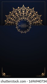 Luxury Mandala Islamic Background with Arabesque Pattern