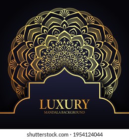 Luxury Mandala Islamic Background Design Template