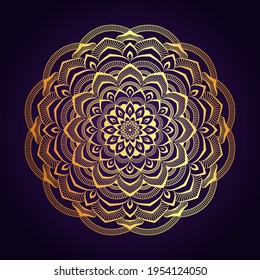 Luxury Mandala Islamic Background Design Template