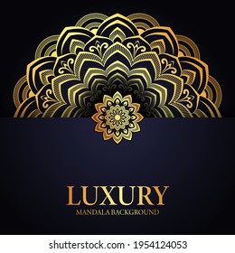 Design-Vorlage für Luxus-Mandala-islamischen Hintergrund