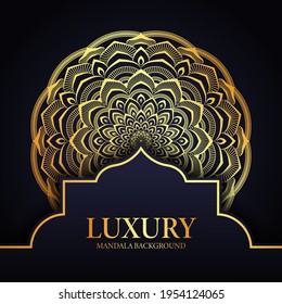 Luxury Mandala Islamic Background Design Template