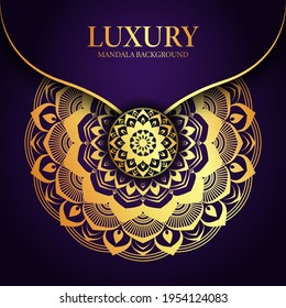 Luxury Mandala Islamic Background Design Template