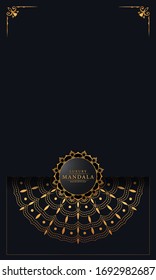

Luxury Mandala Islamic Background with Golden Arabesque Pattern, 
Ornamental Background . Wedding card, Cover.
