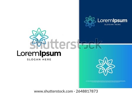 Luxury mandala logo design concept, Flower logo, Beauty or spa logo template