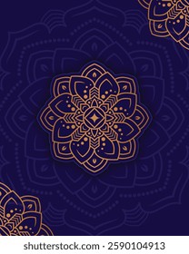 luxury mandala ornamental on abstract background