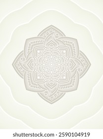luxury mandala ornamental on abstract background