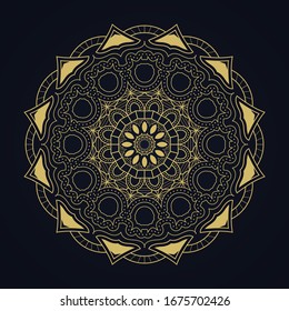 Luxury Mandala pattern with abstract Style
