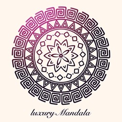 Luxury Mandala Pattern Background, Circular Pattern Vector Design