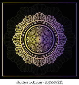 Luxury Mandala Pattern Design Illustration