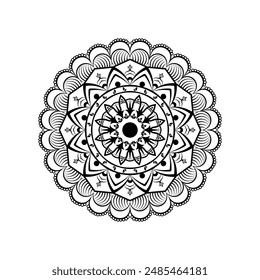 Luxury Mandala Pattern, Vector floral mandala, Vector design Template