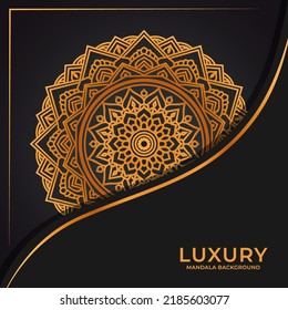 luxuriöser Mandala-Hintergrund