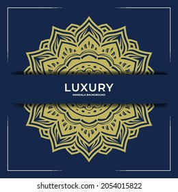 Luxury mandala round ornament pattern background