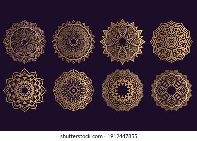 Luxury Mandala Set Illustration Design  Bundle