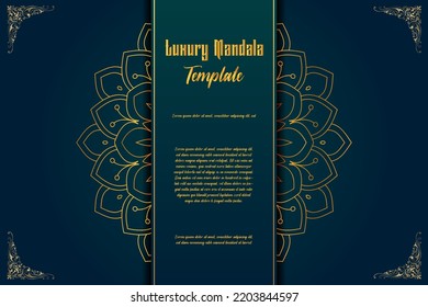 Luxury Mandala Template, Luxury Mandala Background