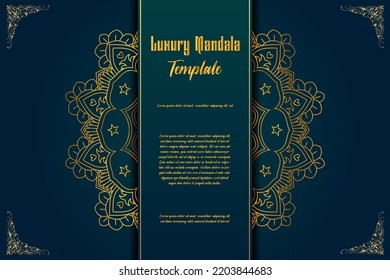 Luxury Mandala Template, Luxury Mandala Background