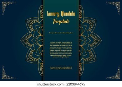 Luxury Mandala Template, Luxury Mandala Background