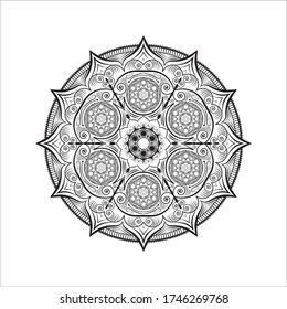 luxury mandala theme free vector, mandala background free background