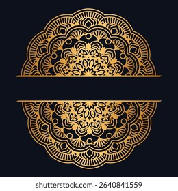 Luxury mandala transparent background in islamic arabesque style pattern with floral for invitation