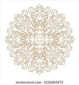Luxury mandala vector design illustration