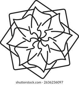 Luxury Mandala Vector – Elegant Line Art Design