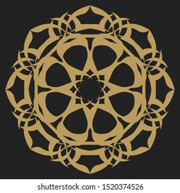 luxury mandala in vector illustration