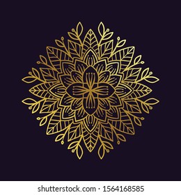 Luxury Mandala Vector Illustration Template