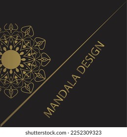 luxury mandala vector professonal with symbol
