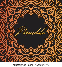 Luxury Mandala Vector Template, Geometric Pattern, Background Images