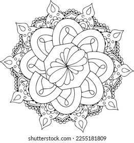 Luxus Mandala. Vintage dekorative Elemente. Orientalisches Muster, Vektorgrafik. Islam, arabisch, indisch, türkisch, pakistanisch, chinesisch, ottomanisch
