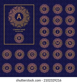 vector mandala obligatoria de lujo totalmente editable 