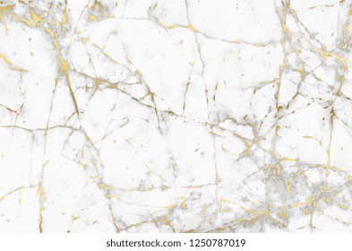 Luxury Marble background with gold pattern texture vector.