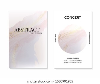 Luxury marble gradient pastel Gold texture background vector. Panoramic Marbling texture design for Banner, invitation, wallpaper, headers, website, print ads, packaging, poster, concert advertising.