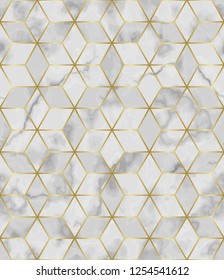Luxury Marble Mosaic Star Tile Seamless Pattern