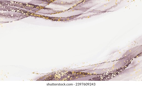 Luxuriöse Marmorsteinstruktur mit goldenen Adern und glänzender Spachtel.