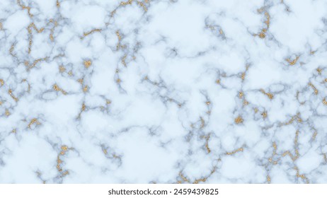  Luxury marble texture background with gold kintsugi. Stone veneer with gold veins texture for premium banner, invitation, headers, bathroom or kitchen print, lux packaging design. Vector