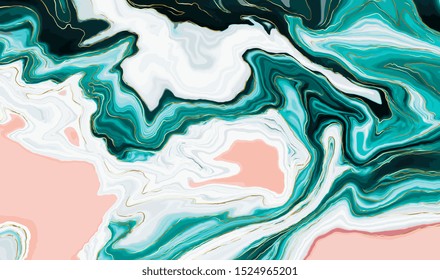 Luxury Marble texture background vector. Panoramic Marbling texture design for Banner, invitation, wallpaper, header, website, print ads, packaging design template